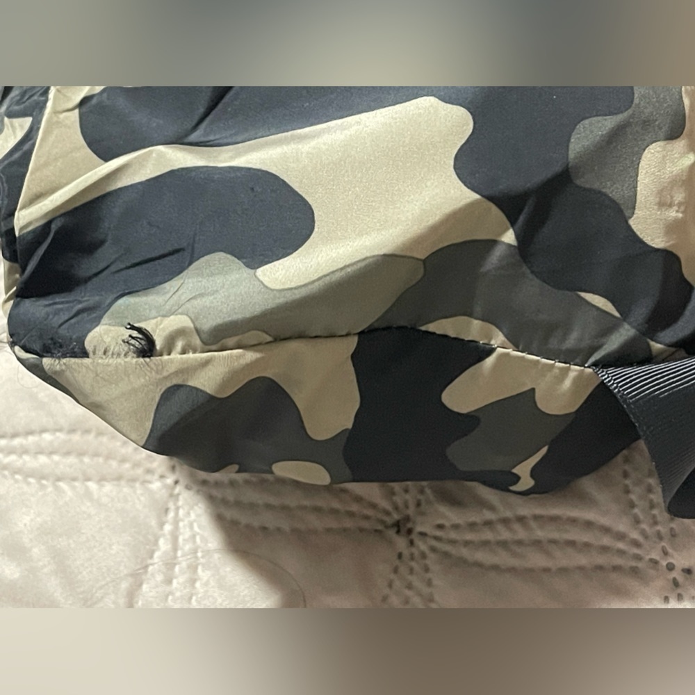 zara jackets & coats cropped camo hoodie backpac - Picture 6 of 13